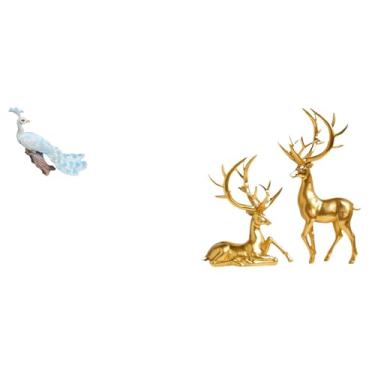 Imagem de Whtkoph Coleção de Majestosas Esculturas de Veados. Figuras Decorativas Elegantes para O Jardim E para a Casa, Ideais para a Sala de Estar.