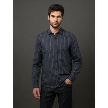 Imagem de Camisa Masculina Linen Stripes Calvin Klein Jeans-Masculino