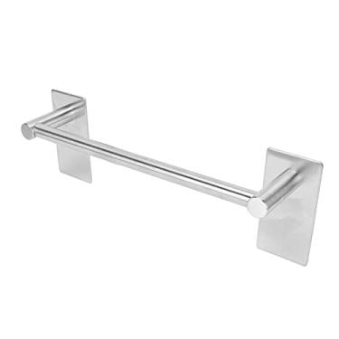 Imagem de Mingzhe Toalheiro Autoadesivo de Aço Inoxidável, Organizador de Cozinha para Banheiro, Prata