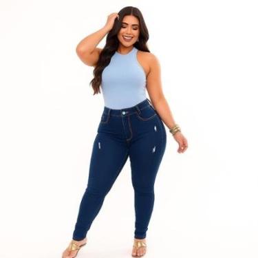 Imagem de Calça Jeans Feminina D Bell Outlet Fashion Skinny-Feminino