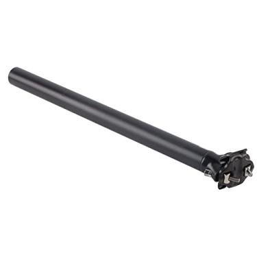 Imagem de SPYMINNPOO FMFXTR Selim de Bicicleta de Liga de Alumínio Anodizado Confortável Tubo de Assento de Mountain Bike de Estrada, Adequado para Bicicleta Com Engrenagem Fixa de 1,2 Polegadas (Preto)