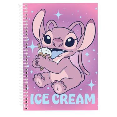 Imagem de Caderno Universitario 10 Materias Stitch e Angel 160 folhas - Culturam