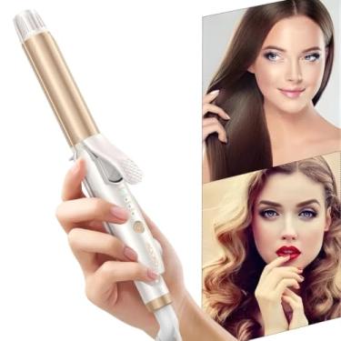 Imagem de Escova Alisadora Modeladora Cachos Antifrizz Tecnologia Íons 200c Bivolt Profissional Bivolt