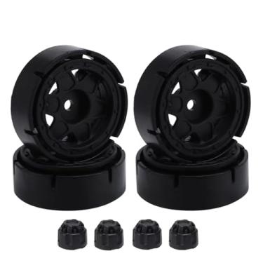 Imagem de Peças de carro RC compatíveis com Axial para SCX24 para Deadbolt C10 para Gladiador para Bronco 1/24 RC Crawler Car Plastic 1.0 Beadlock Roda Roda Hub