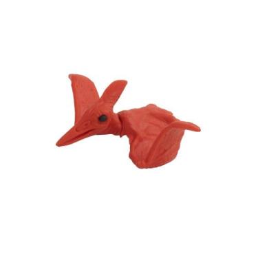 Imagem de Borracha Escolar Divertida Raptors BRW Vermelho, Vermelho