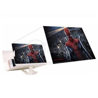 Imagem de Lupa Ampliadora Tela De Celular Portátil Dobrável Branca