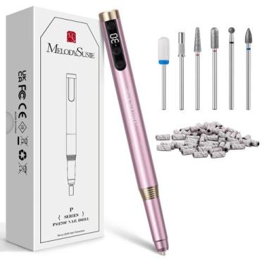 Imagem de Furadeira de unhas elétrica MelodySusie PM170F 30000RPM rosa