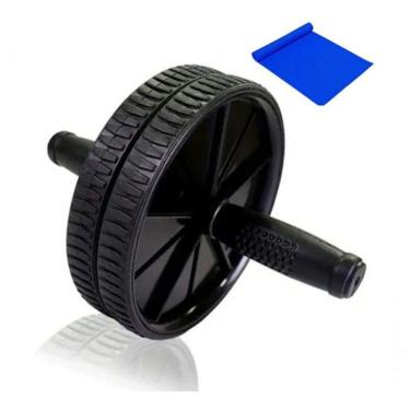 Imagem de Rodinha Aparelho Para Abdominal Academia Em Casa Cross