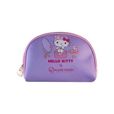 Imagem de Estojo Nécessaire com Ziper Lilás Hello Kitty Klass Vough