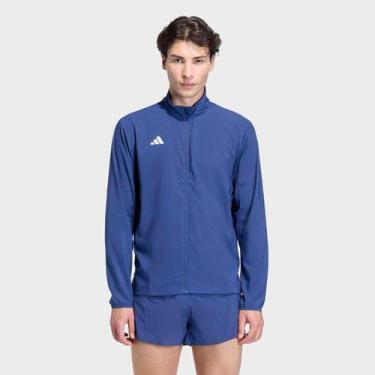 Imagem de Jaqueta Adidas Adizero Masculina, Cinza, G