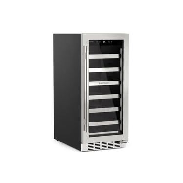 Imagem de CERVEJEIRA ELETTROMEC DUAL ZONE CONNECT DE EMBUTIR 88L ABERTURA PARA DIREITA 220V BC-BI-88-XV-2VPA