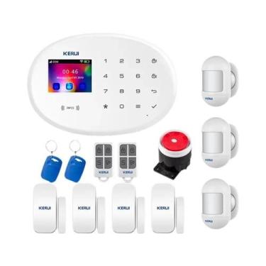 Imagem de Kit De Sistema De Alarme Inteligente WIFI GSM Com Sensor De Porta, Det