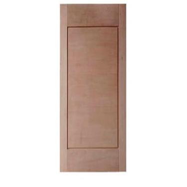 Imagem de Porta de Entrada Maciça 1 Almofada - Madeira, 2,10 m (altura) x 1,42 m