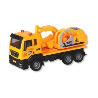 Imagem de Carrinho de brinquedo colecao profissoes super trucks construcao - pol