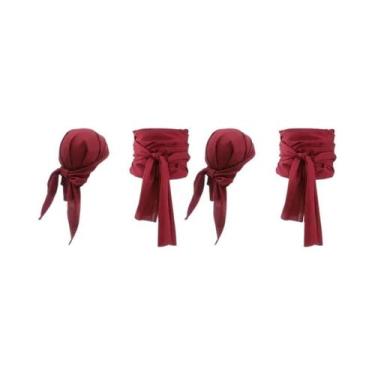 Imagem de Conjunto De Chapéu E Cinto De Pirata Unissex Para Halloween, Acessório