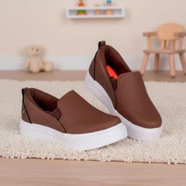 Imagem de Tênis Infantil Menino K360 Ultra Leve Marrom-Masculino