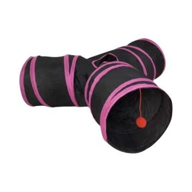 Imagem de Túnel Dobrável Para Gatos, Brinquedo Interativo De Treinamento Para Ga