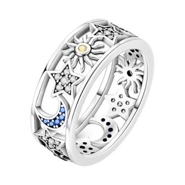 Imagem de Anel De Prata 925 Com Zircônia Para Mulheres, Design Original, Joia De