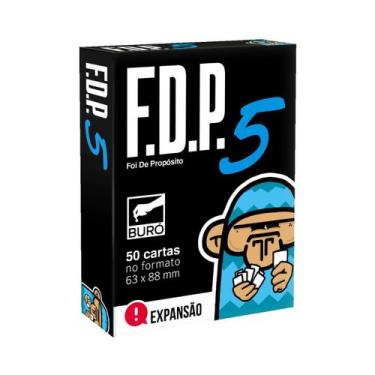 Imagem de FDP 5 Foi De Propósito 5 Expansão Jogo De Cartas Humor Buró