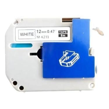 Imagem de Fita Rotulador Masterprint MK-231 12mm 8m Compatível Brother - Congrat
