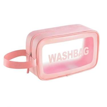 Imagem de Necessaire impermeável bolsa de maquiagem e cosméticos - Bolsa Cosméti