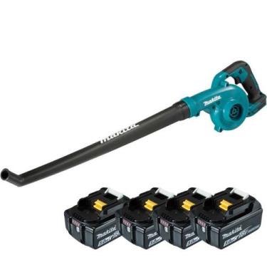 Imagem de Soprador de Folhas 18V DUB186Z com 4 Baterias 5Ah MAKITA
