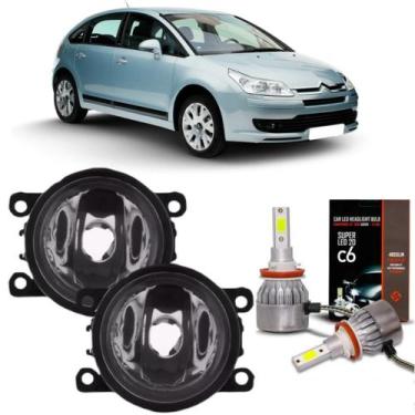 Imagem de Par milha citroen c4 hatch 2007 08 09 10 11 12 2013 led 2d - BIBAS/BBS
