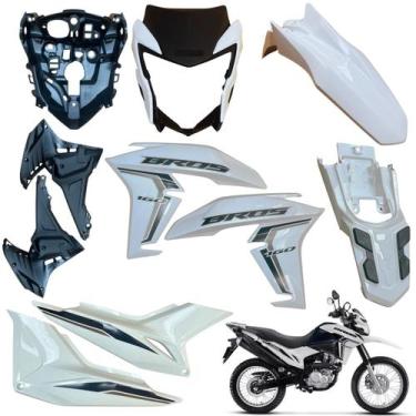 Imagem de Kit carenagem nxr bros 160 2022 / 2024 completo novo / asa do tanque t