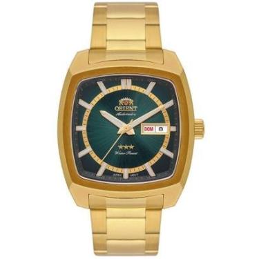 Imagem de Relógio Masculino Automático Orient Dourado F49GG031 E1KX-Masculino