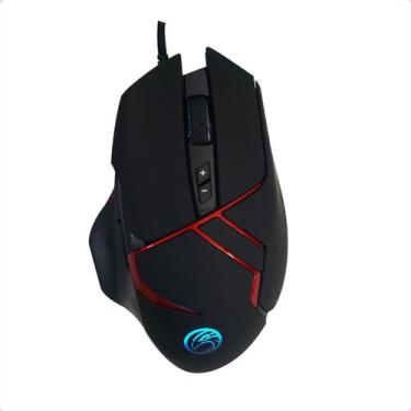 Imagem de Mouse Gamer Brazil PC BPC-M812 USB - 2400 DPI - 7 Botões - LED Colorid