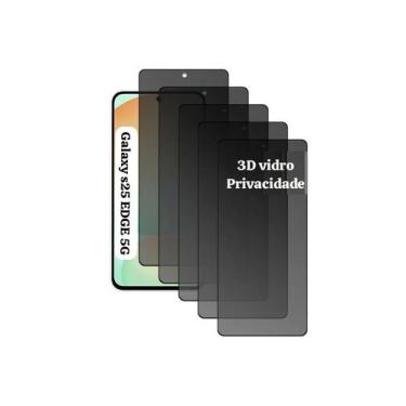 Imagem de 5UN Películas Vidro Privacidade 3D Samsung Galaxy S25 EDGE 5G - LXL