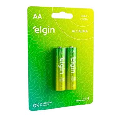 Imagem de Pilha Alcalina Aa2 Elgin Cartela Com 02 Unidades