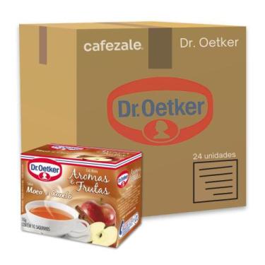 Imagem de Chá Dr. Oetker Maçã e Canela Kit 24 Caixas 10 saquinhos