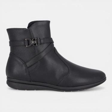 Imagem de Bota Piccadilly Rasteira Feminina Preta, Preto, 35