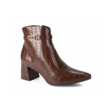 Imagem de Bota Dakota Cano Curto Feminina Marrom D2751 -, Marrom, 35