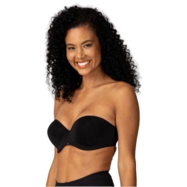Imagem de Sutiã lift bustie strapless liz - 51803dd taça dd, Preto, 40