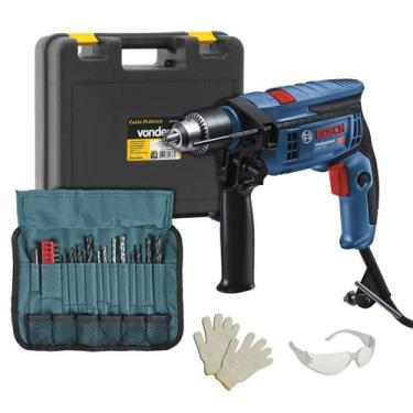 Imagem de Furadeira Impacto Bosch Gsb13Re 750w GSB 13  + Acessórios, 110V
