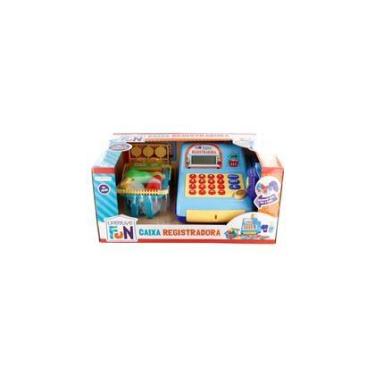 Imagem de Caixa Registradora Azul Com Luz e Som Creative Fun Multikids BR386