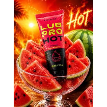 Imagem de LubPro Hot Premium Lubrificante Íntimo Sabor Melancia 60ml - Feitiços 