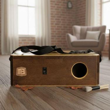 Imagem de Cajón Compacto Elétrico Para Percussão Marcos Brandão - Cajones MB