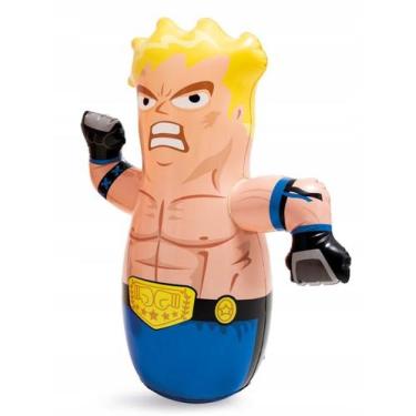 Imagem de Boneco João Bobo Teimoso Brinquedo Inflável Infantil Intex, Lutador lo