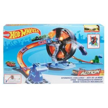 Imagem de Pista de Percurso e Veículo - Hot Wheels - Action - Competição Giratór