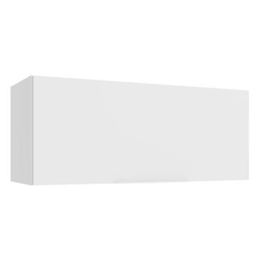 Imagem de Armário Aéreo Madesa Stella 80 cm 1 Porta Basculante - Branco