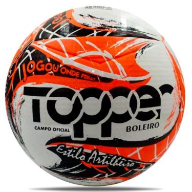 Imagem de Bola de Futebol de Campo Topper Boleiro - Vermelha