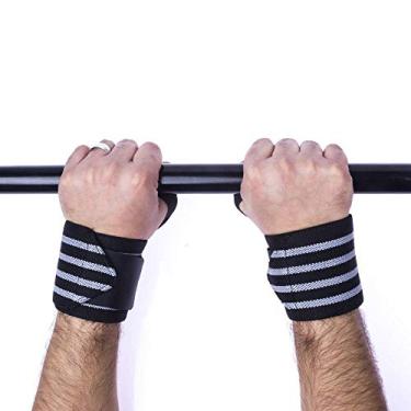 Imagem de Munhequeira Profissional Musculação Powerlifting Lpo Pulso