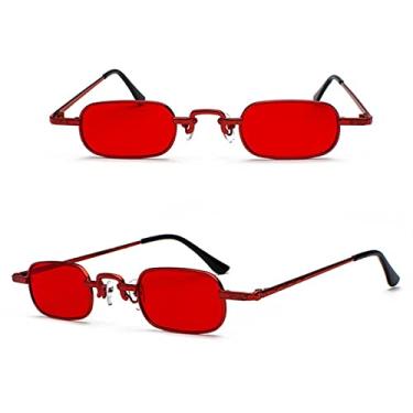 Imagem de Óculos de sol quadrados vintage para homens de luxo designer de metal óculos de sol feminino moda óculos gafas, 3, china