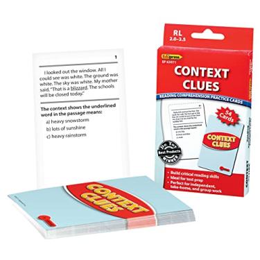 Imagem de Edupress Reading Comprehension Practice Cards, Context Clues, Red Level (EP63071)