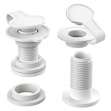 Imagem de Pokin Substituição do conjunto do plugue de drenagem do refrigerador de comprimento do eixo de 3,81 cm para Coolers Coleman & Xtreme 50 qt, 58 qt, 82 qt Número da peça: 5010005241, acessórios para refrigerador Rubbermaid (pacote com 2)