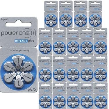 Imagem de Pilhas de Implante PowerOne Cochlear, 2 Carton de 60 Baterias, Total de 120 Pilhas