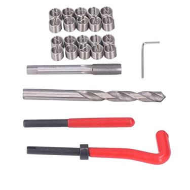 Imagem de Ferramenta de reparo de parafuso, kit de reparo de parafuso de aço inoxidável de alta resistência para reparo de automóveis M6x1,0mm